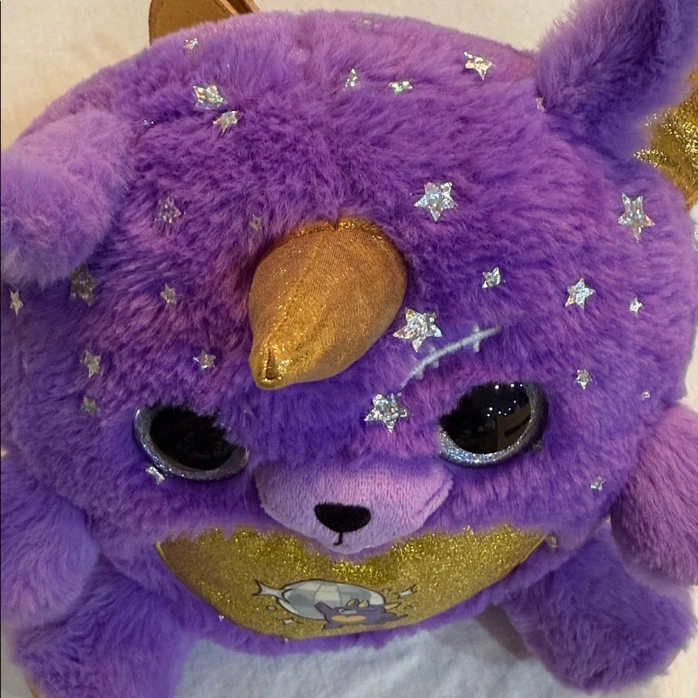 Zuru Rainbocorns Monstercorn Purple Plush Surprise Toy Howlie the Werewolf